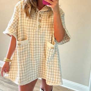 The Lola dress from printed in pink boutique size large